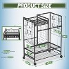 ZACHVO Tennis Rack Organizer: All-in-One Storage for Bags, Balls, Rackets & Gear - 4 of 4