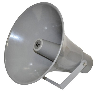 Photo 1 of PyleHome PHSP131T 13.5 Inch 50 Watt Indoor and Outdoor Compact Loud Sound Wall Mount PA Horn Megaphone Speaker with 70V Transformer