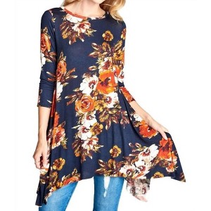 Women's Blooming Beauty Floral Swing Top - Oddi - 1 of 2