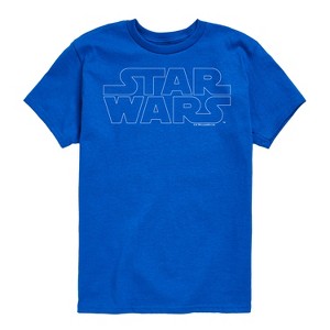 Boys' - Star Wars - Logo Outline Short Sleeve Graphic T-Shirt - 1 of 4