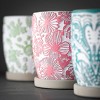 5.25"H Sullivans Colorful Textured Mini Pots Set of 3, Multicolored - 2 of 4