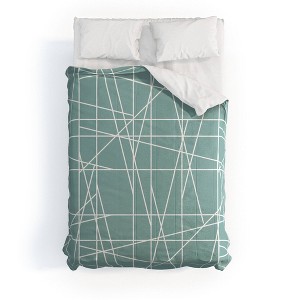 Minimal Architecture Cotton Comforter & Sham Set - Deny Designs - 1 of 4