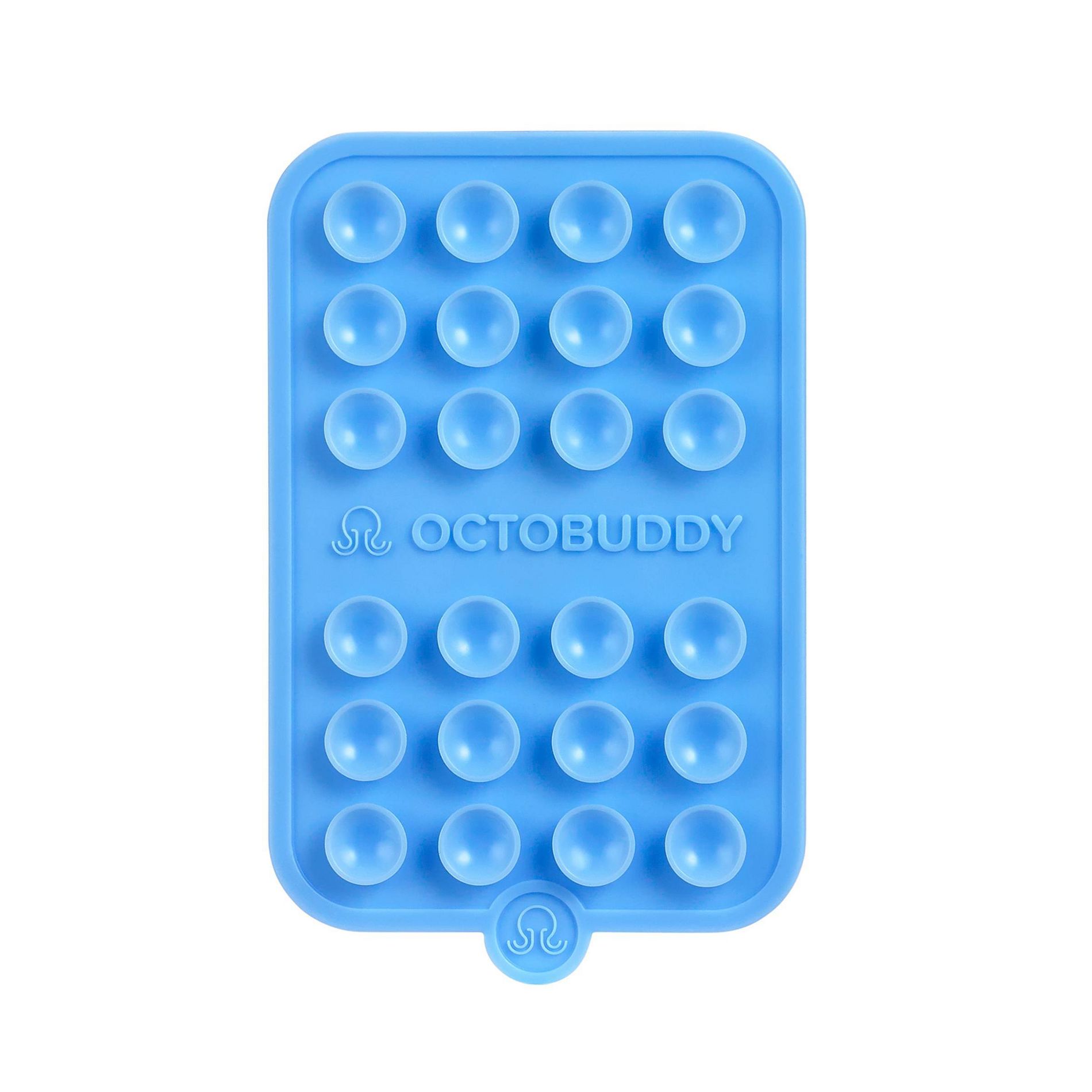 Octobuddy Silicone Suction Cup Phone Case Mount Double-Sided - Blue Jay