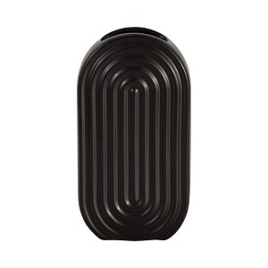 Sagebrook Home Oval Ridge Ceramic Vase Contemporary Vase for Home or Office Decorative - 1 of 4