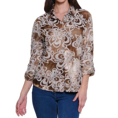 Women's Button Front Shirt - Multiples
