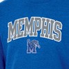 NCAA Memphis Tigers Men's Heathered Crew Neck Fleece Sweatshirt - 3 of 3
