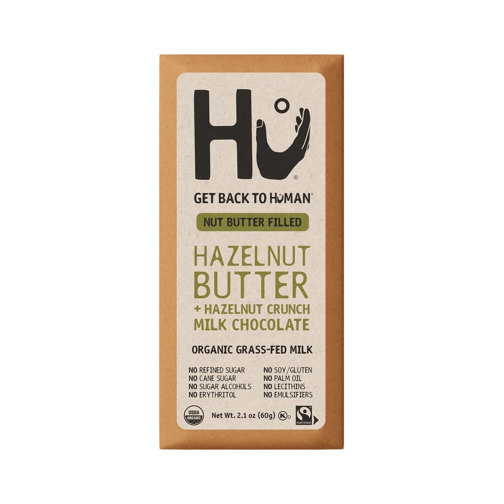 Hu Hazelnut Butter + Hazelnut Crunch Milk Chocolate Candy - 2.1oz