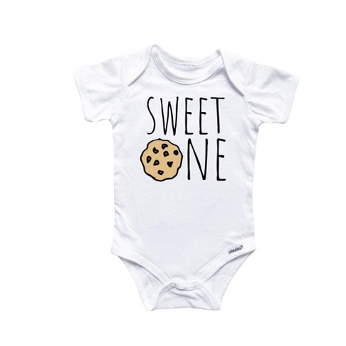 Sweet One Cookie Birthday Onesie® Baby Boy Girl Clothes Infant Bodysuit Funny Cute Newborn GS1 - image 1 of 3