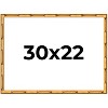 PosterPalooza | 30x22 Bamboo Picture Frame, UV Acrylic, 4 Finishes - Brown, Black, Gold, and Natural - 2 of 4