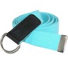 CTM  Cotton Web Belt with Double D Ring Buckle - 4 of 4