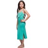 Girls Ruffle Spaghetti Strap Maxi Dress - 24sevenKid™ - 2 of 4