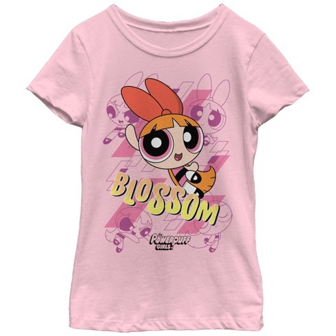 Girl's The Powerpuff Girls Blossom T-shirt - Light Pink - Large : Target