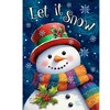 Briarwood Lane House Flag 40x28 For Outdoor Friendly Winter Snowman For Winter House Flag - 3 of 4