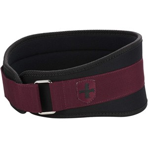 Harbinger 4.5" Unisex Foam Core Weight Lifting Belt - Black/Merlot - 1 of 2