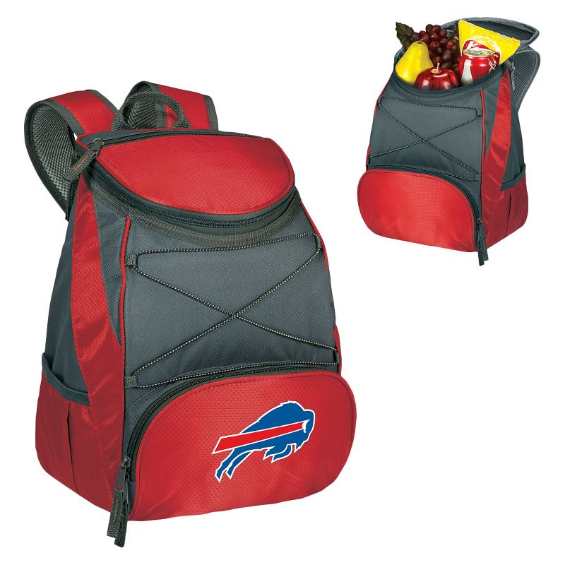 NFL Buffalo Bills PTX Backpack Cooler by Picnic Time Red - 11.09qt, 1 of 9