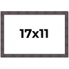 PosterPalooza | Slim Profile Brown Picture Frame - UV Acrylic, Backing Board, Hanging Hardware Included - 2 of 4