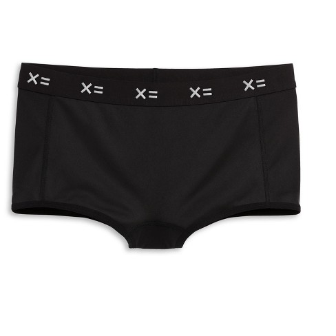 Tomboyx Boy Short Underwear, Cotton Stretch Comfortable Boxer Briefs,  (xs-6x) Black X= Shine X Large : Target