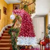 NicBex 6ft Prelit Artificial Christmas Tree with 1250 Branch Tips, 300 Lights and Bent Top for Indoor, Red - 4 of 4