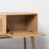 Wood & Cane Console Table with Pull-Down Drawers - Hearth & Hand™ with Magnolia - 4 of 4