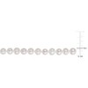 EVERLY JEWELRY | Brass 7-8mm Cultured Freshwater Pearl Necklace, 18 inc - 2 of 4