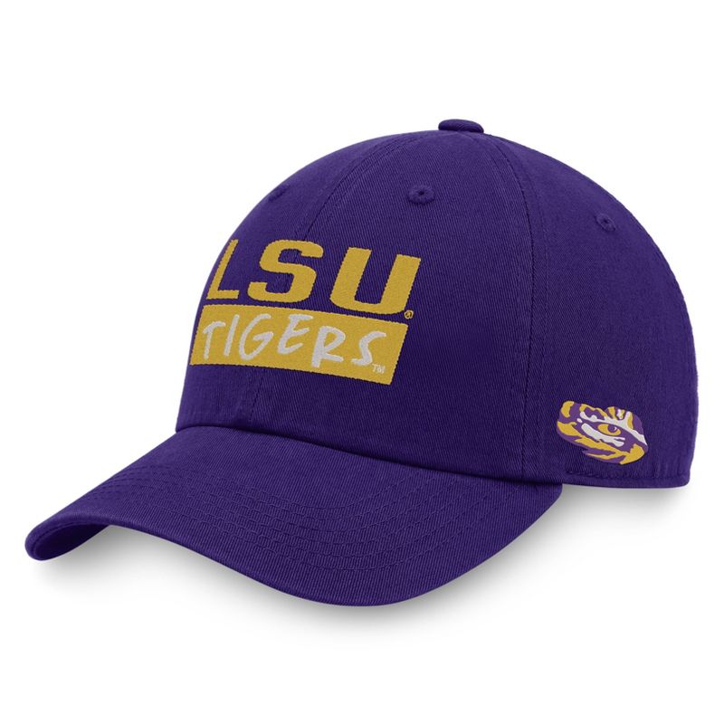 NCAA LSU Tigers Youth Unstructured Scooter Cotton Hat, 1 of 5