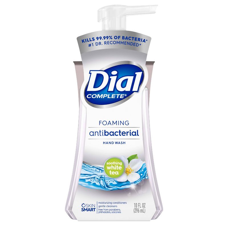 Dial Soothing White Tea Foaming Antibacterial Hand Wash - 10 fl oz, 1 of 13