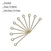 Unique Bargains DIY Craft Necklaces Bracelets Earrings Jewelry Making Iron 21 Gauge Eye Pins 200 Pcs - 4 of 4