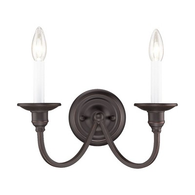 Livex Lighting Cranford 2 - Light Wall Light in  Olde Bronze
