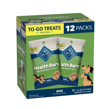 Blue Buffalo Heath Bar Mini To Go Multipack Apple and Yogurt Dry Dog Food - 12oz