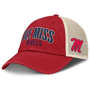 NCAA Ole Miss Rebels Unstructured Snapback Baseball Hat: Cotton, One Size, Tagless - 1 of 4