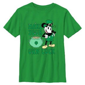 Boy's Mickey & Friends Make Your Own Luck T-Shirt - 1 of 4