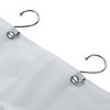 Moda at Home 2pc Coronet Peva Heavy Frosted Shower Curtain Liner - 4 of 4