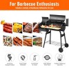 Costway Outdoor BBQ Grill Charcoal Barbecue Pit Patio Backyard Meat Cooker Smoker - image 4 of 4
