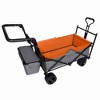 Whisen 480Lbs Collapsible Wagon with Canopy, Wagon Cart with 7" All-Terrain Wheels & Push Handle - 3 of 4