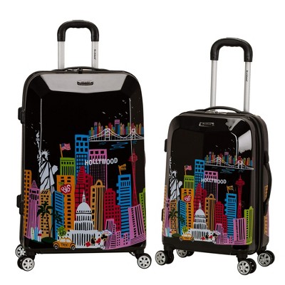 Rockland Departure Hardside Spinner Wheel Luggage America 2-Piece Set (20/28)