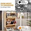 Shoe Cabinet with 2 Flip Drawers, Compact Design, Modern Wooden Finish, Shoe Storage Organizer, Shoe Rack, and Space-Saving Shoe Storage - 4 of 4