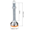 Unique Bargains Carbon Steel Non-Skid Adjustable Furniture Table Feet Leveling Feet 2 Pcs - 2 of 4