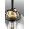 Progress Lighting Chronicle 1-Light Mini-Pendant, Antique Bronze, Clear Seeded Glass, Steel, Dry Rated - 3 of 4