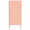 vidaXL Storage Cabinet Freestanding File Cabinet with Shelves for Office Steel - Pink - 3 of 4