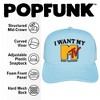 Mtv Logo Mtv I Want My Mtv Foam Trucker Cap Light Blue - 2 of 4