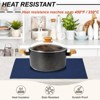 Aoibox Cloth Placemats Set of 6, Cotton Linen Blend Machine Washable Double Layered Durable Heat Resistant Wrinkle Free Thick Fabric Dining Table Mats - 4 of 4