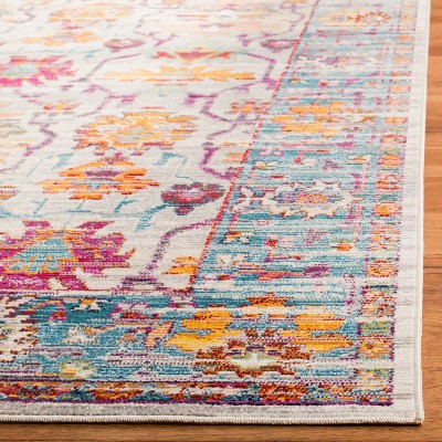 Crystal 8' x 10' Multicolor Synthetic Rectangular Area Rug