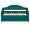 ModernLuxe Twin Size Daybed, Platform Bed Frame with Twin Trundle Bed, Upholstered Sofa Bed with Charging Ports - 4 of 4
