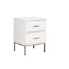 Alpine Furniture,Madelyn Two Drawer Nightstand - 2 of 4