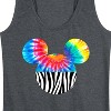 Women's - Disney - Tie Dye Zebra Fill Graphic Racerback Tank - 2 of 4