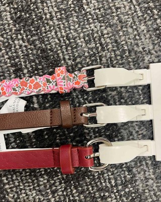 Kids' 3pk Heart Buckle Studded Embossed Belt Set - Cat & Jack™ : Target