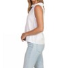 Women's Gauze Ruffle Neck Sleeveless Top - Dylan - 2 of 3