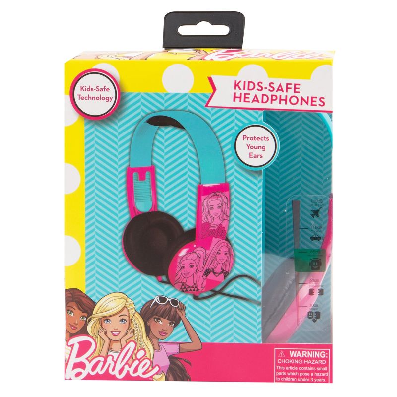 Barbie Kid-Safe Headphones in Blue and Pink, 5 of 7