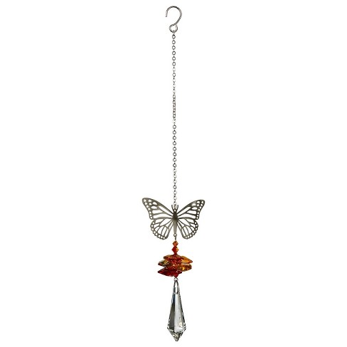 Woodstock Chimes Woodstock Rainbow Makers Collection, Crystal Fantasy, 4.5'' Butterfly Crystal Suncatcher CFBU - image 1 of 3