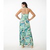 Smak Parlour Halter Maxi Dress Green Paisley - 3 of 4